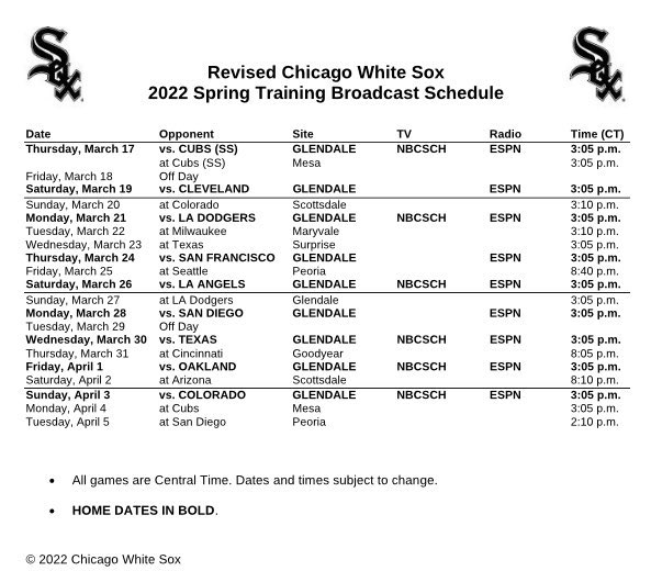 white-sox-release-details-on-2022-spring-training-schedule-sox-on-35th